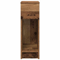 Comodini con Cassetto 2 pz in Legno Antico 20x36x60 cm 858710