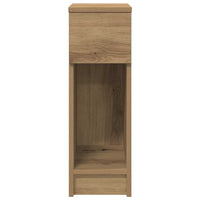 Comodino con Cassetto Rovere Artigianale 20x36x60 cm