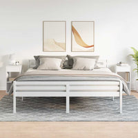 Comodini con Cassetto 2 pz-Set di 2 Tavolino da notte Bianchi 35x34x66,5 cm