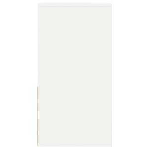 vidaXL Comodini con Cassetto 2 pz Bianchi 35x34x66,5 cm