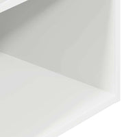 vidaXL Comodini con Cassetto 2 pz Bianchi 35x34x66,5 cm