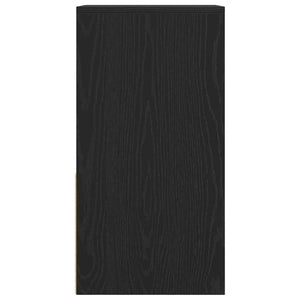 vidaXL Comodini con Cassetto 2 pz Rovere Neri 35x34x66,5 cm