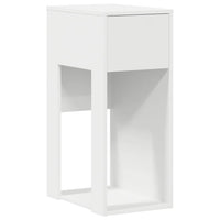 Supporto a Torre per Computer con Cassetto Bianco 30x44x74 cm 858731