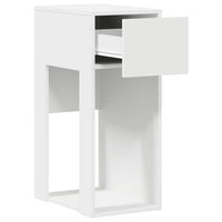 Supporto a Torre per Computer con Cassetto Bianco 30x44x74 cm 858731