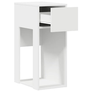 Supporto a Torre per Computer con Cassetto Bianco 30x44x74 cm 858731