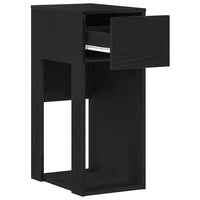 Supporto a Torre per Computer con Cassetto Nero 30x44x74 cm 858732