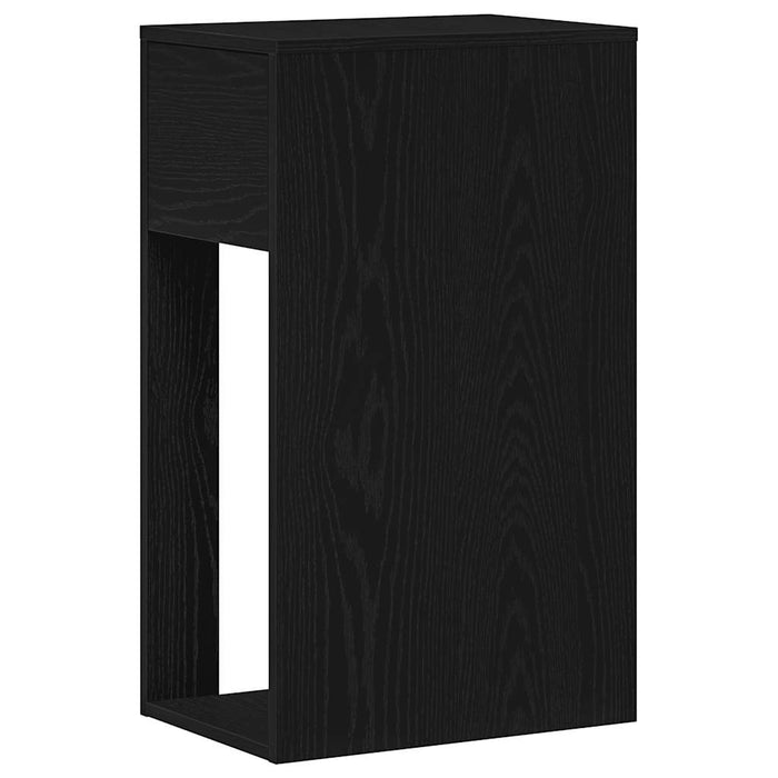 vidaXL Supporto a Torre per Computer con Cassetto Nero 30x44x74 cm
