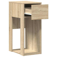 Supporto per Computer a Torre con Cassetto Rovere 30x44x74 cm 858733