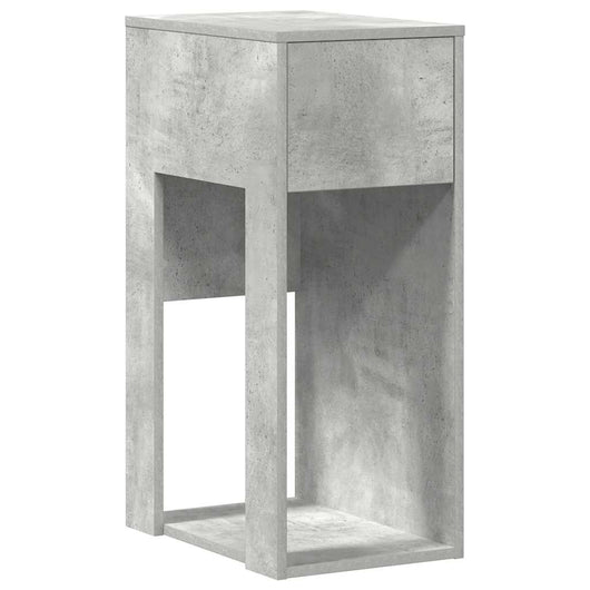 Supporto per Computer a Torre con Cassetto Grigio 30x44x74 cm 858734