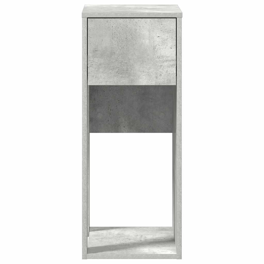 vidaXL Supporto per Computer a Torre con Cassetto Grigio 30x44x74 cm