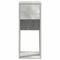 vidaXL Supporto per Computer a Torre con Cassetto Grigio 30x44x74 cm