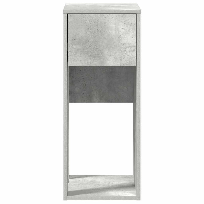 vidaXL Supporto per Computer a Torre con Cassetto Grigio 30x44x74 cm