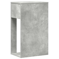 vidaXL Supporto per Computer a Torre con Cassetto Grigio 30x44x74 cm