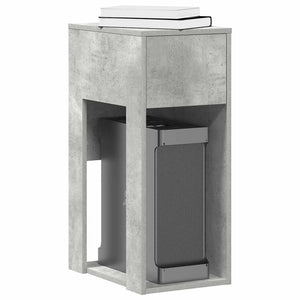 vidaXL Supporto per Computer a Torre con Cassetto Grigio 30x44x74 cm