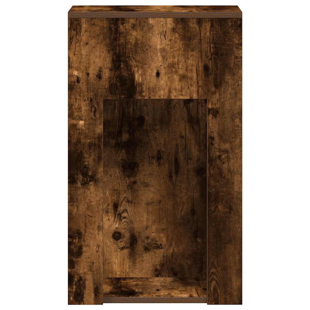 vidaXL Supporto per Computer a Torre con Cassetto Rovere 30x44x74 cm