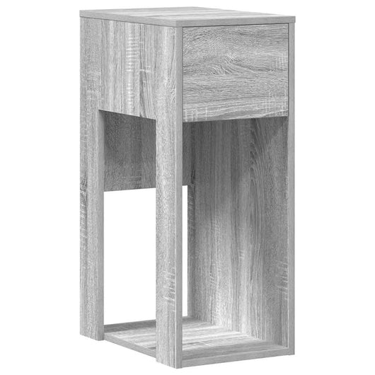 Supporto a Torre per Computer con Cassetto Grigio 30x44x74 cm 858736