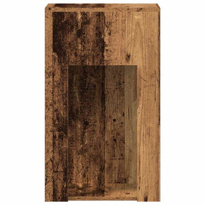 Supporto per Computer a Torre con Cassetto Antico 30x44x74 cm 858738