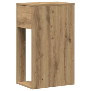 Supporto per Computer a Torre con Cassetto Rovere 30x44x74 cm 858739