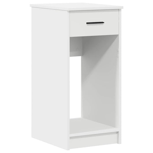 vidaXL Supporto a Torre per Computer con Cassetto Bianco 35x45x77 cm
