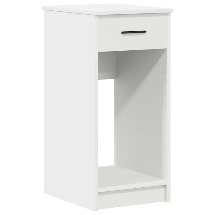 vidaXL Supporto a Torre per Computer con Cassetto Bianco 35x45x77 cm