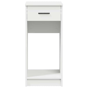 vidaXL Supporto a Torre per Computer con Cassetto Bianco 35x45x77 cm