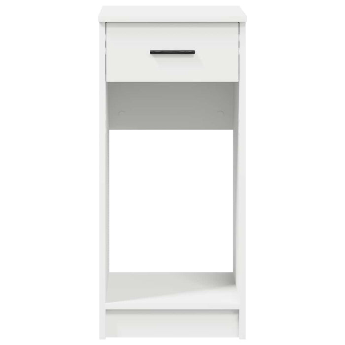 vidaXL Supporto a Torre per Computer con Cassetto Bianco 35x45x77 cm