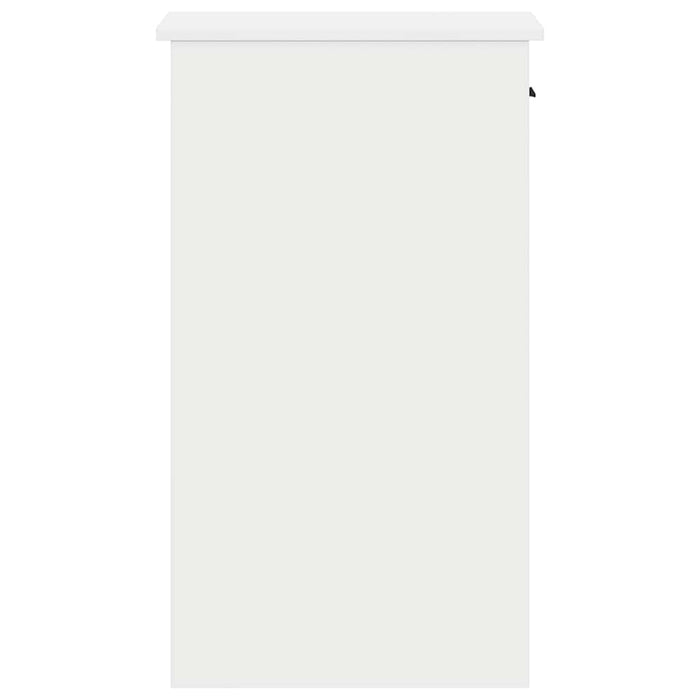 Supporto a Torre per Computer con Cassetto Bianco 35x45x77 cm 858740