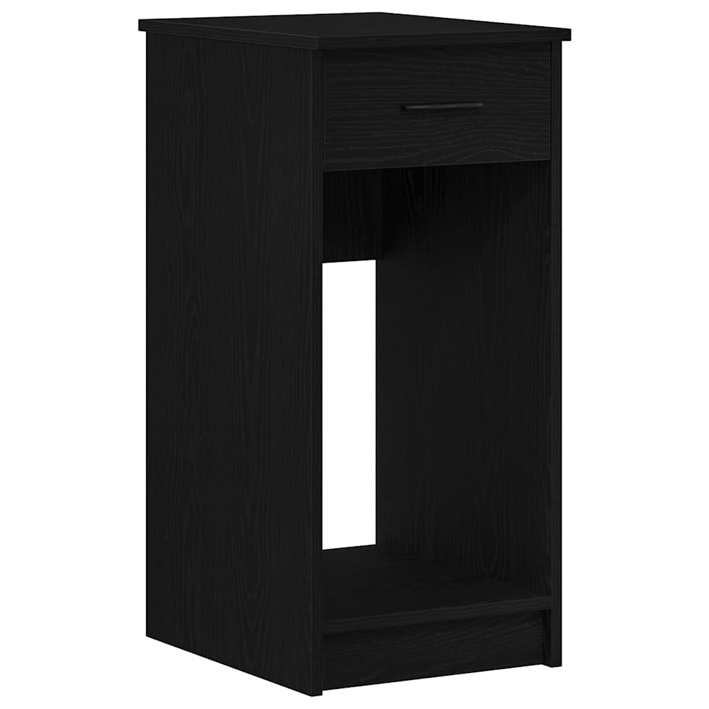 vidaXL Supporto a Torre per Computer con Cassetto Nero 35x45x77 cm