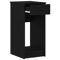 Supporto a Torre per Computer con Cassetto Nero 35x45x77 cm 858741