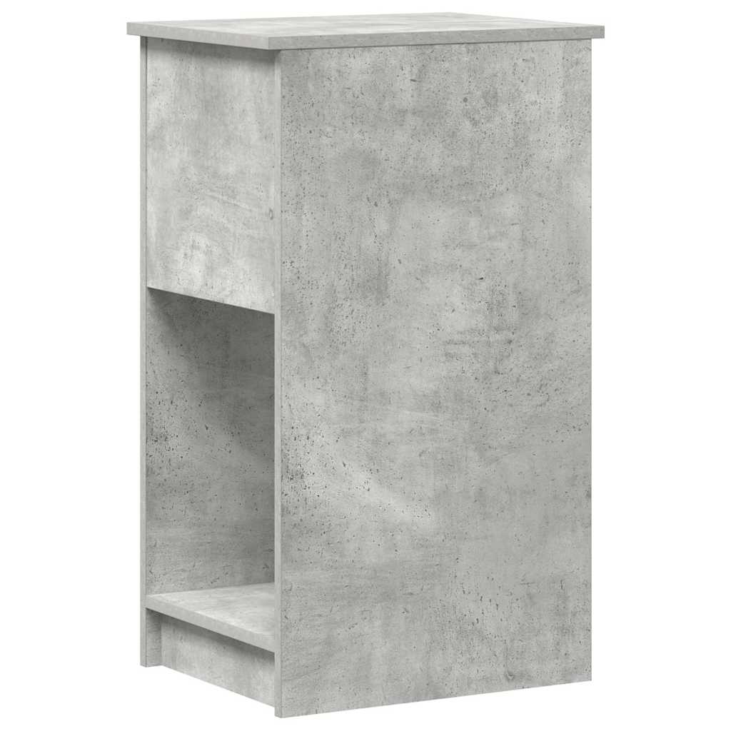 vidaXL Supporto a Torre per Computer con Cassetto Grigio 35x45x77 cm