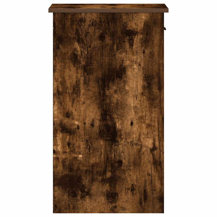 Supporto per Computer a Torre con Cassetto Rovere 35x45x77 cm