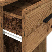 Supporto per Computer a Torre con Cassetto Antico 35x45x77 cm 858747