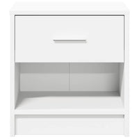 Comodini 2 pz con Cassetto Bianco 39x28x41 cm