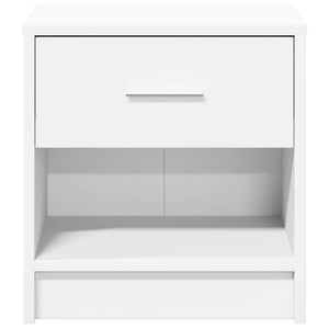 Comodini 2 pz con Cassetto Bianco 39x28x41 cm