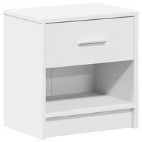 Comodini 2 pz con Cassetto Bianco 39x28x41 cm