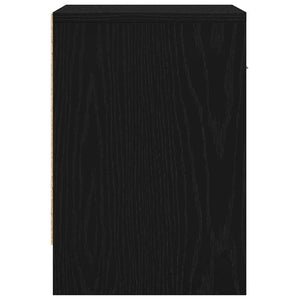 Comodino con Cassetto Nero 39x28x41 cm 858751