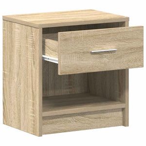 vidaXL Comodini 2 pz con Cassetto Rovere Sonoma 39x28x41 cm