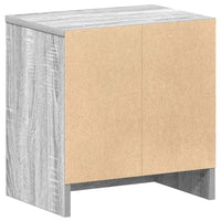 vidaXL Comodini 2 pz con Cassetto Grigio Sonoma 39x28x41 cm