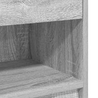 vidaXL Comodini 2 pz con Cassetto Grigio Sonoma 39x28x41 cm