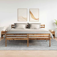 Comodini 2 pz con Cassetto Legno Antico 39x28x41 cm 858764