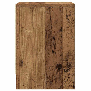 Comodini 2 pz con Cassetto Legno Antico 39x28x41 cm 858764