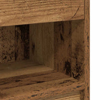 Comodini 2 pz con Cassetto Legno Antico 39x28x41 cm 858764