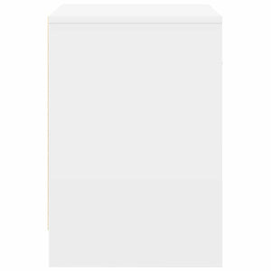 vidaXL Comodini 2 pz con Cassetto Bianco 40x34x50 cm