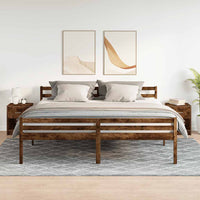 vidaXL Comodini 2 pz con Cassetto Rovere Fumo 40x34x50 cm