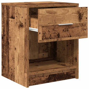 vidaXL Comodini 2 pz con Cassetto Legno Antico 40x34x50 cm
