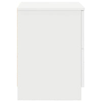 Comodino con 2 Cassetti Bianco 40x36x50 cm 858785
