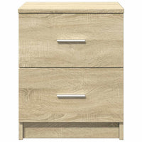 Comodini 2 pz con 2 Cassetti Rovere Sonoma 40x36x50 cm 858790