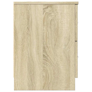 Comodini 2 pz con 2 Cassetti Rovere Sonoma 40x36x50 cm 858790