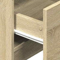 Comodini 2 pz con 2 Cassetti Rovere Sonoma 40x36x50 cm 858790