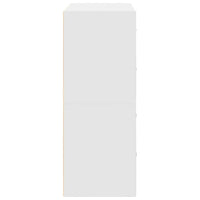 Armadi con 2 Cassetti 2 pz Bianchi 60x31x40cm Legno Multistrato